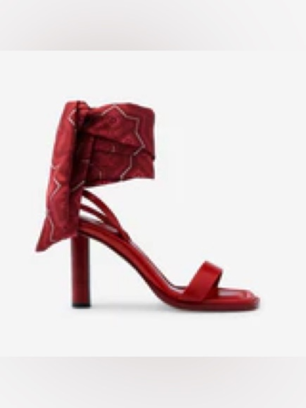 Tamara Mellon Wrap Block Heel Sandal